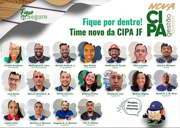 Paraibuna Embalagens apresenta nova gestão da CIPA JF